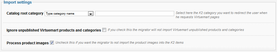 K2mart 2 migrator settings K2mart 2 migrator settings