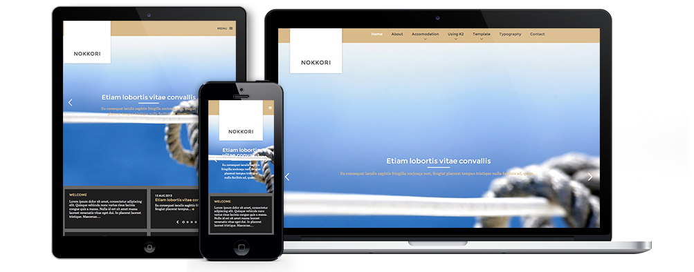 Mobile and tablet friendly design
