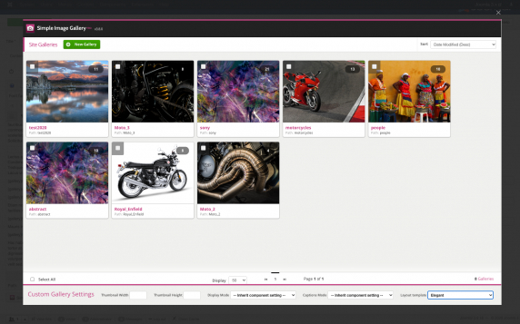 Simple Image Gallery Pro v3.8.0 released