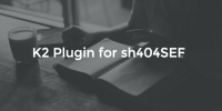 K2 Plugin for sh404SEF version 1.6.0 released