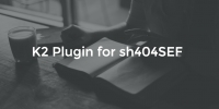 K2 Plugin for sh404SEF v1.5.0 released